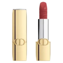Dior Rouge Dior Lipstick Limited Edition Golden Case 720 Icone Velvet - Earthy Rose Red