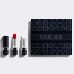 Giftset Dior Rouge Velvet 999 + Dior Balm 000 Diornatural